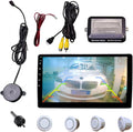 LCD Parking Sensor Kit - Displays Data on Original Screen, Easy Rear Installation, Compatible with All Camera Formats (AHD, CVBS), 18 Probe Colors to Match Any Vehicle