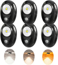 LEPOTEC LED Puck Lights, Rechargeable Battery Light,3 Color Temps Tap Lights,Wireless Closet Light,Under Cabinet Lighting,Magnetic Sitck On Lights for Kitchen,Closet,Pantry,Shelves(6 Pack)