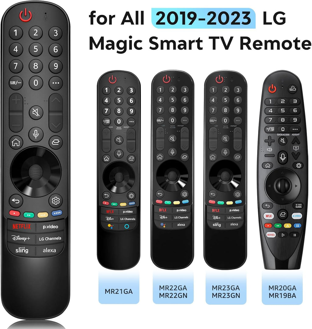 Voice Magic for LG-TV-Remote Control Replacement, for Magic Remote MR21 MR22 MR23 MR24GA with Battery, with Voice Recognition and Pointer Function