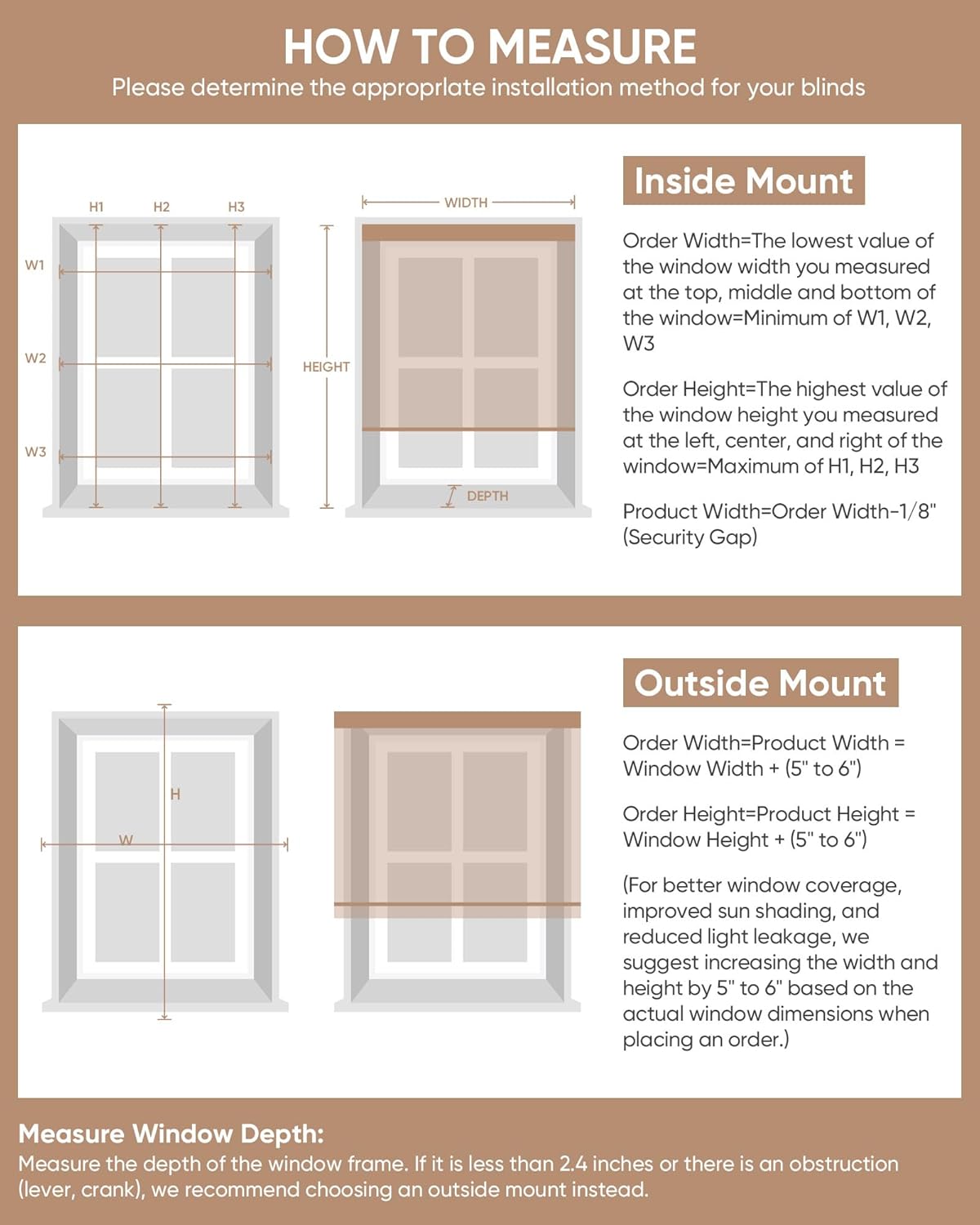 Kincmo Motorized Blinds with Remote,100% Blackout Motorized Roller Shades Work with Apple Homekit,Alexa,Google, Custom Electric Blinds with App,Voice Control (Aqua Waves Beige)