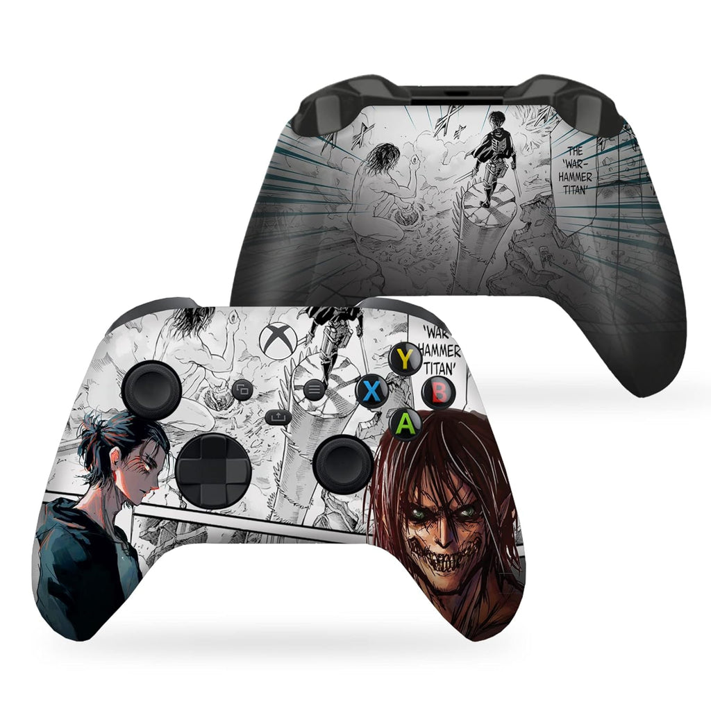 DreamController Attackk On Tittan Custom X-box Controller Wireless compatible with X-box One/Series X/S Proudly Customized in USA with Permanent HYDRO-DIP Printing(NOT JUST A SKIN) (MODDED)