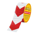White Red Arrow Reflective Tape 2 Inch x 33 FT Waterproof Caution Tape Reflective Stickers for Floor,Step,Cars,Warehouse,exit.