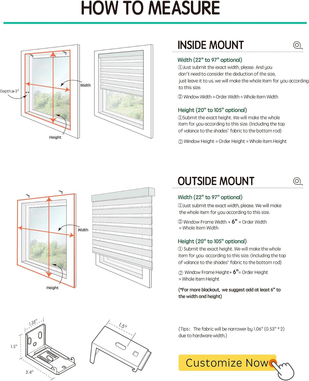 Yoolax Motorized Zebra Blinds Works with Alexa, Motorized Blinds with Remote Custom Size, Privacy Electric Zebra Shades for Windows (95% Shading Carbon Black)