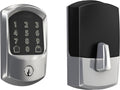 SCHLAGE BE489WB GRW 625 Encode WiFi Deadbolt Smart Lock, Keyless Entry Touchscreen Door Lock with Greenwich Trim, Bright Chrome
