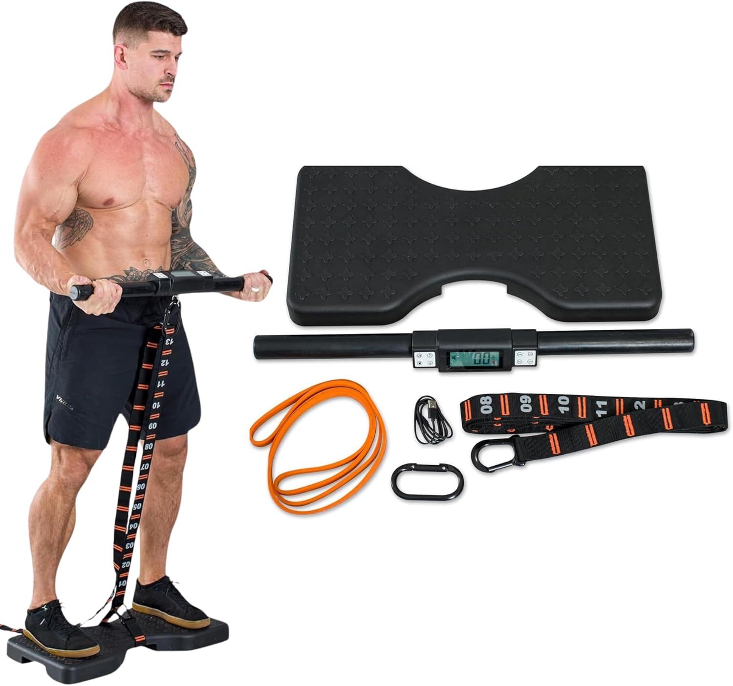 Dragon Door - Isomax Training Equipment, Barbell With Digital Force Generation Meter, Handgrip for At Home Workouts, Isometric Exercise Equipment and All-in-One Workout Machine