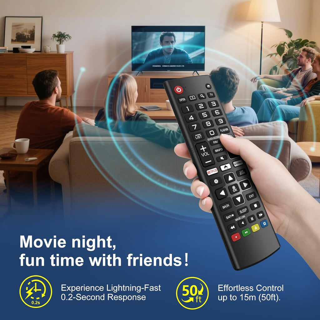 Universal for LG-TV-Remote-Control-Replacement,Compatible with All LG Smart TV Models (Pack of 3)