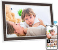 Digital Picture Frame 10.1 Inch WiFi Digital Photo Frame, IPS Touch Screen, 16GB Storage, Auto Rotate, Share Photos & Videos via Uhale App, for Family & Friends