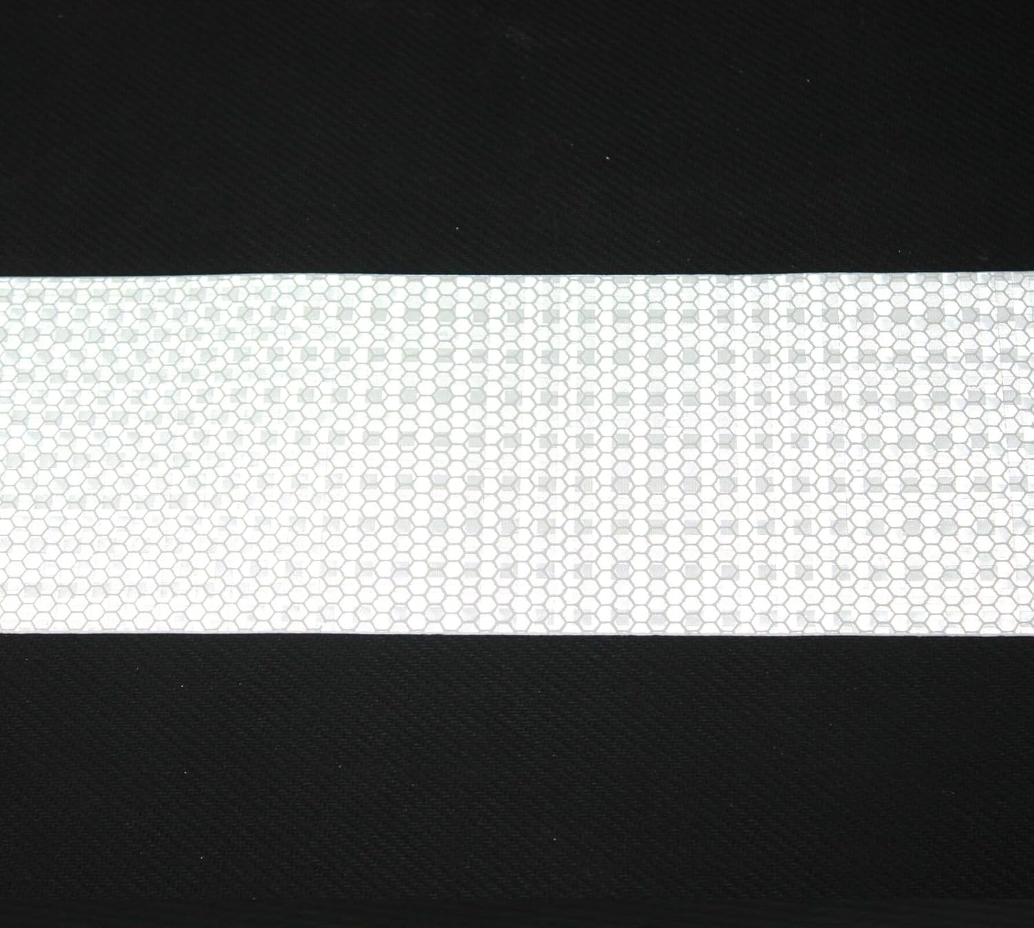 White Reflective Tape Outdoor Waterproof 4 inch Wide, High Visibility Warning Industrial Marking Tape,Safety Stickers (68 feet,5 Rolls)