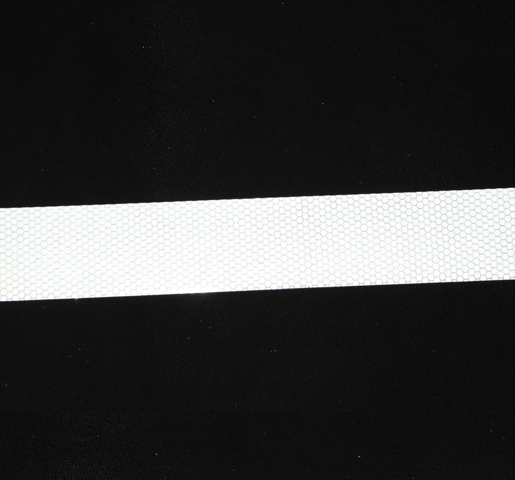 White Reflective Tape Outdoor Waterproof 1 inch Wide, High Visibility Warning Industrial Marking Tape,Safety Stickers (68 feet,10 Rolls)