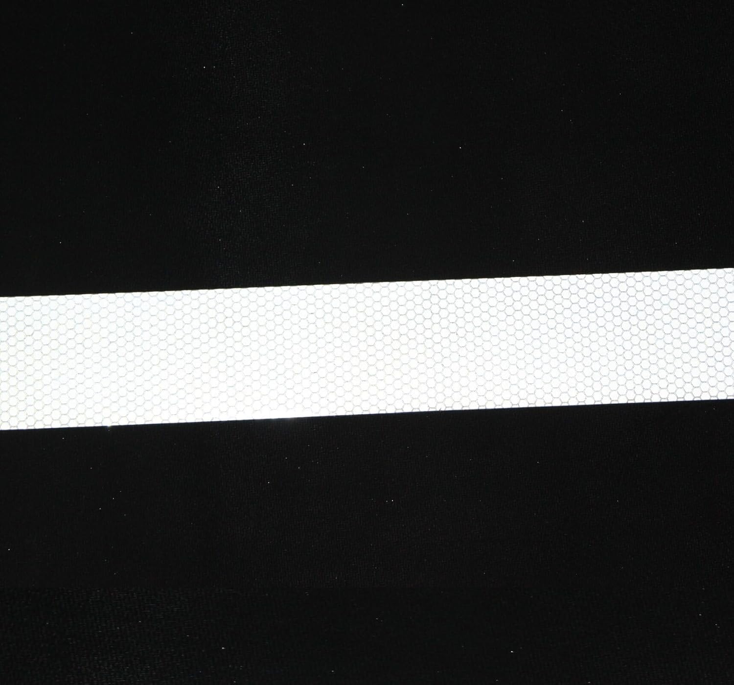 White Reflective Tape Outdoor Waterproof 1 inch Wide, High Visibility Warning Industrial Marking Tape,Safety Stickers (68 feet,5 Rolls)
