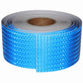 Blue Reflective Tape 4 inch Wide, Outdoor Waterproof High Visibility Warning Industrial Marking Tape, Safety Stickers (168 feet)