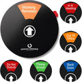 Do Not Disturb, In A Meeting, Working Remotely, Out Of Office, Please Knock, Back Soon Status Spinner Privacy Signs for Home Use