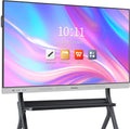 Smart Board 65 inch 4K Interactive Whiteboard Touch Screen, Digital Smart Whiteboard for Classroom and Business with Android 14.0-8+128 GB(Wall Mount Included)