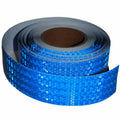 Blue Reflective Tape Outdoor Waterproof 2 inch, High Visibility Warning Industrial Marking Tape, Safety Stickers (68 feet)