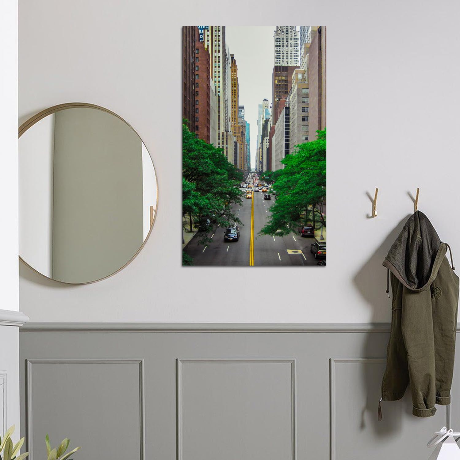 YXIMOX Custom Art Print on Premium Canvas, Personalized with Your Image or Design, Large Wall Decor for Living Room, Office, Bedroom, Custom Canvas Artwork(Unframe) (Unframe, 20"x40")
