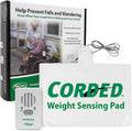 Smart Caregiver Chair Exit Alarm System for Fall and Wandering Prevention – Know When They get up - Weight Sensing Chair Pad for Automatic Motion Detection for Elderly
