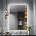 TETOTE Backlit Mirror for Bathroom, 20x28 Inch Vanity Mirror with Light, LED Anti-Fog Bathroom Mirrors, Modern Dimmable, CRI90+, Waterproof Lighted Mirror, Horizontal/Vertical Wall Mirror