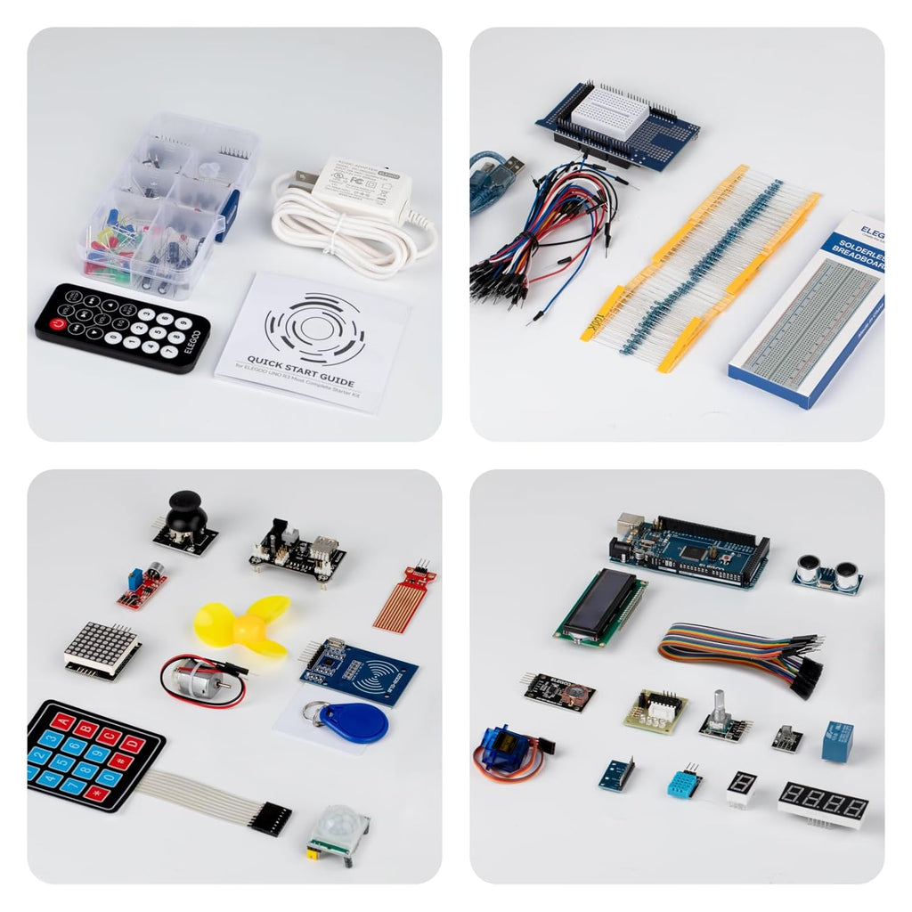 ELEGOO Mega R3 Project The Most Complete Ultimate Starter Kit with Tutorial Compatible with Arduino IDE