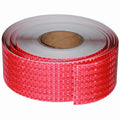 Red Reflective Tape Outdoor Waterproof 3 inch Wide, High Visibility Warning Industrial Marking Tape, Safety Stickers (168 feet)