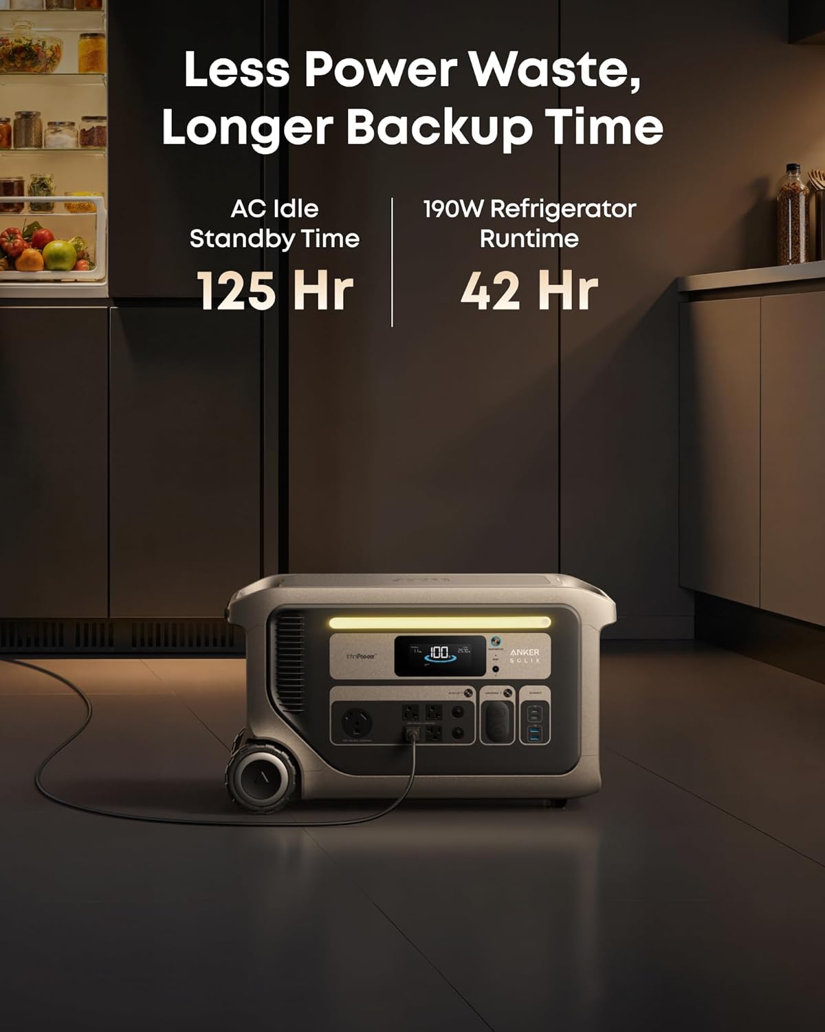 Anker SOLIX F3000 Portable Power Station and BP3000 Expansion Battery, 6kWh, 6,000W Recharging, Solar Generators for Home Use, For Power Outages, Camping, RVs, and Emergencies
