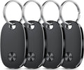 Tracker Tags-4 Pack, Bluetooth Tracker Works with Apple Find My APP (iOS Only), Keys Finder and Item Locator for Luggage, Backpack, Suitcases, Replaceable Battery, IP67 Waterproof weTag pro