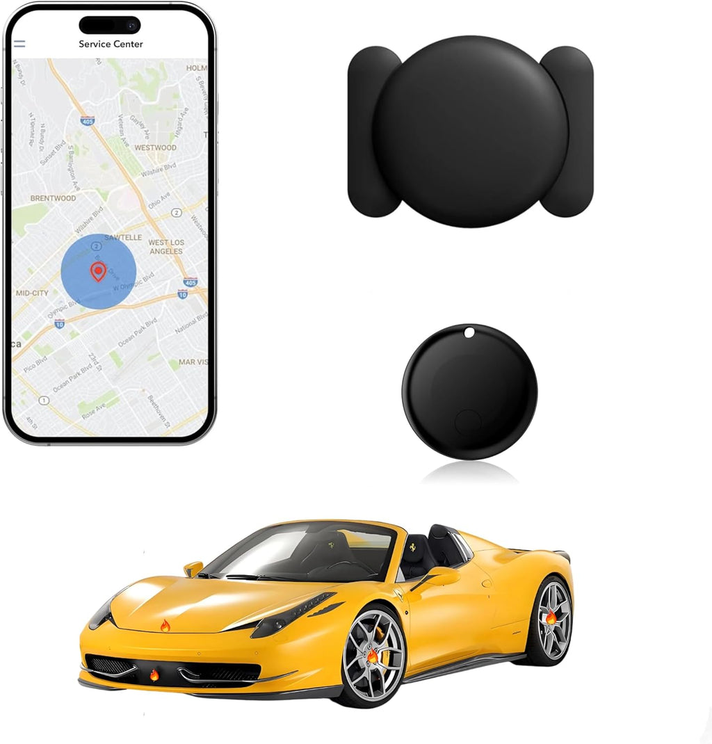 IP65 Waterproof Magnetic Mini GPS Tracker for Vehicles - Real-Time Hidden Tracking, Android Only, Anti-Theft Car Locator for Truck & Assets（Android Only）