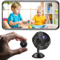Mini WiFi Security Camera, 1080P HD, Motion Detection, Night Vision, Magnetic Mount, Battery/USB Powered, Perfect for Indoor and Outdoor Security and Pet/Baby Monitoring