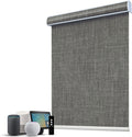 SmartWings Motorized 100% Blackout Shades Blinds, Custom Size, Cordless Window Shades with Rechargeable Battery, Work with Matter/Apple HomeKit, Alexa, Thread/Zigbee, Remote Optional, Vigor Dove