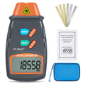 FITNATE Digital Laser Photo Tachometer Non Contact RPM Tach, Noncontact Laser Photo Sensor with 2.5RPM to 99999 RPM