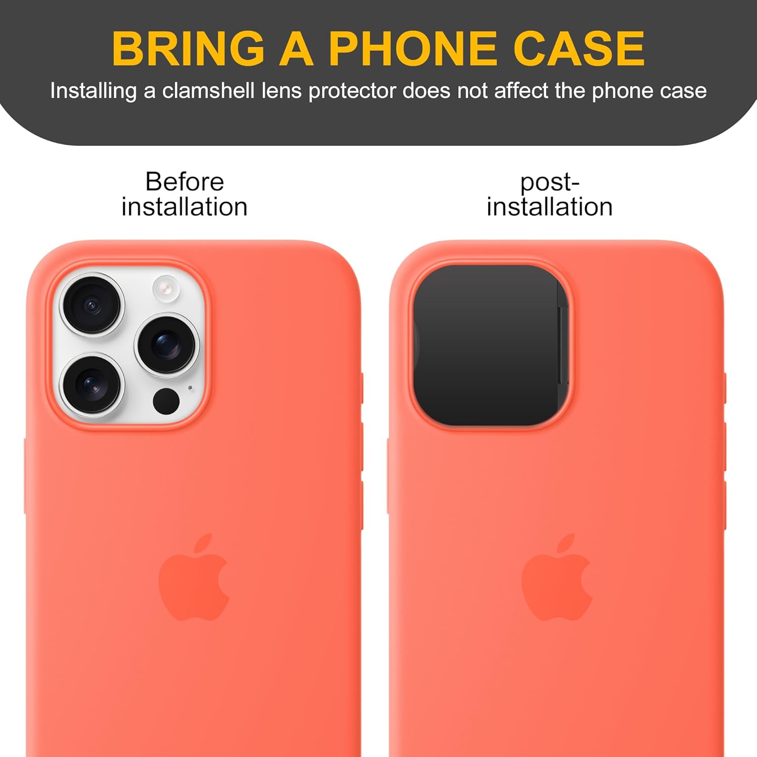 3 Pack Privacy Cover Compatible for iPhone 15 Pro/iPhone 15 Pro Max with 2 Front Camera Privacy Cover, Anti-Spy Camera Cover, Easy-Adhesive Design, Safeguard on iPhone 15 Pro/15 Pro Max. Black
