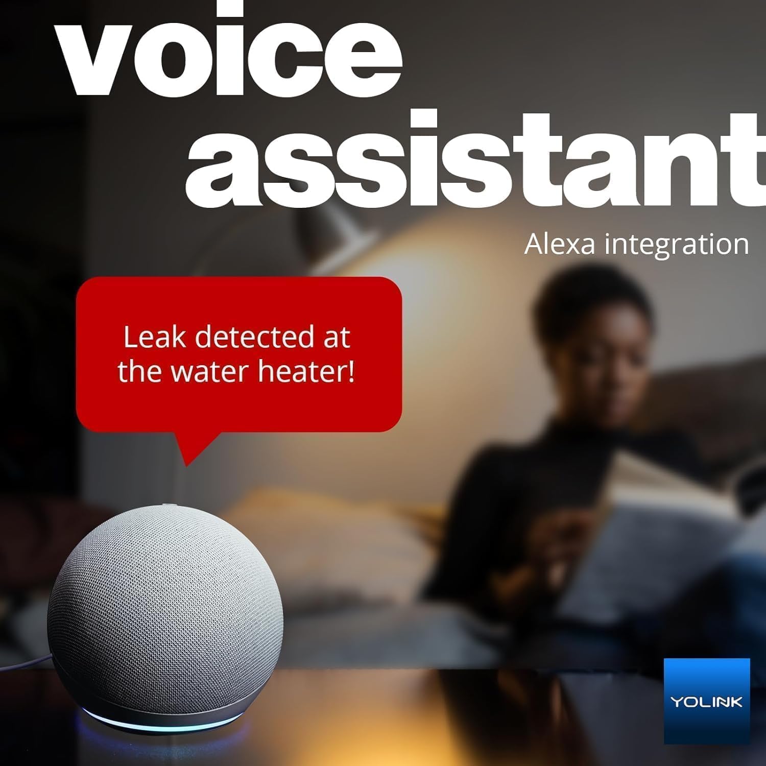 YoLink Water Leak Starter Kit: Hub + 2 Leak Sensor 4 (105 dB Siren), LoRa Long-Range, App/SMS/Email Alerts, D2D Offline, 2 AAA Up to 5-Year Battery, Compatible with Alexa/IFTTT/Home Assistant