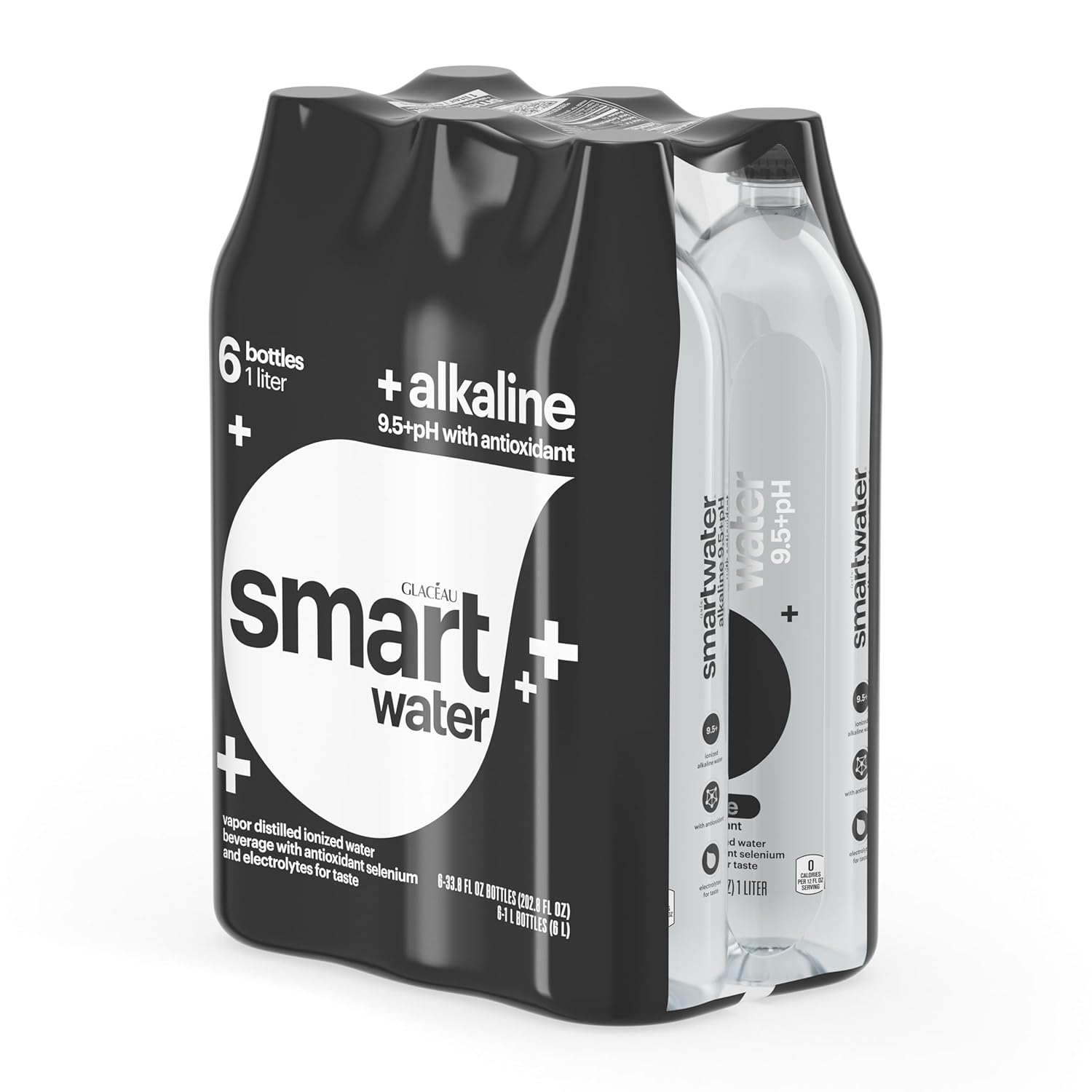 Smartwater alkaline with antioxidant 1L 6pk