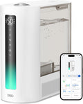 Dreo 6L Humidifiers for Bedroom, Smart Warm & Cool Mist for Large Room, 60Hr Quiet Runtime for Baby, Plant, Humidity Sensor, Indicator Light, 12H Timer, Google/Alexa, Grey