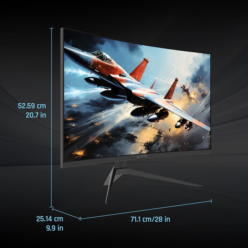 KTC 32 inch 240Hz Curved Gaming Monitor 1500R 1080P 125% sRGB 1ms, Freesync/G-sync HDR10,HDMI/DP/USB Ports VESA,Tilt Adjustable,Xbox PS5 Switch,Black