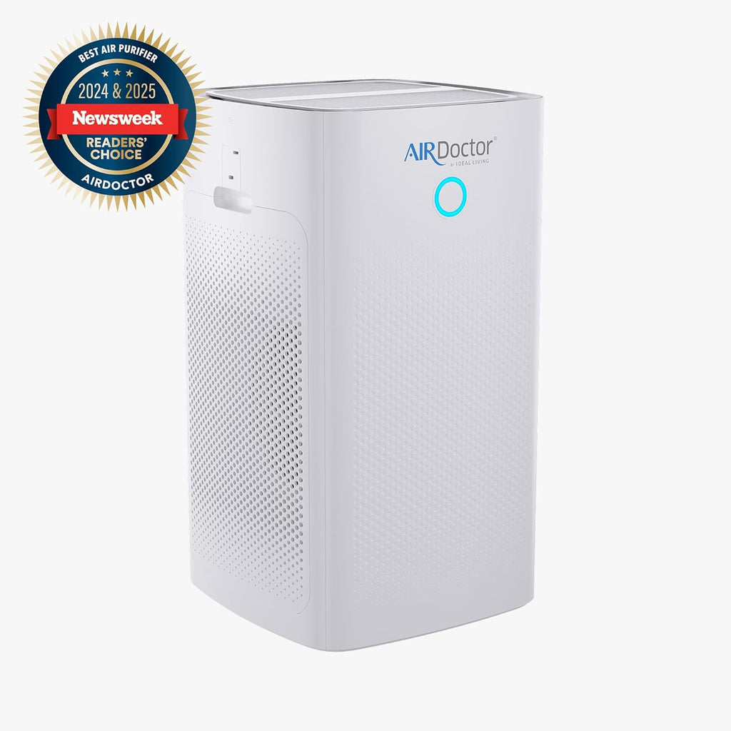 AIRDOCTOR AD5500i SMART HEPA Air Purifier for Extra Large Spaces & Open Concepts with UltraHEPA, Carbon & VOC Filters - Captures particles 100x Smaller than HEPA Standard (AirDoctor 5500i Smart)