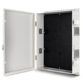 Outdoor Electrical Junction Box, ABS Water Resistant Enclosure with Internal Mounting Panel & Hinged Cover (18.1" H* 12.6" L* 4.3" W)