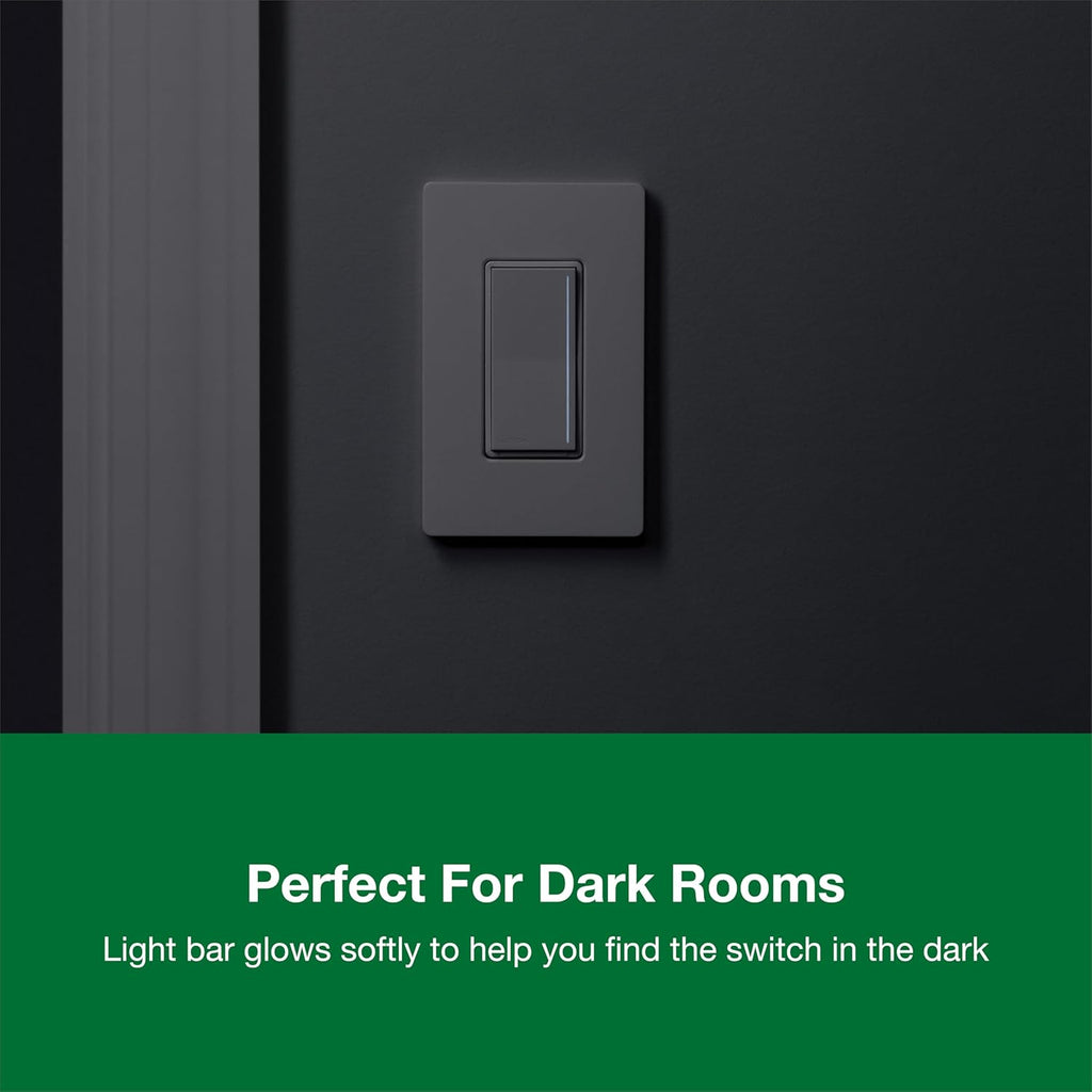 Lutron Sunnata Touch Dimmer Light Switch with Wallplate, LED+ Advanced Technology for LED and Incandescent, 3 Way/Multi Location, STCL-153MW-WH, White