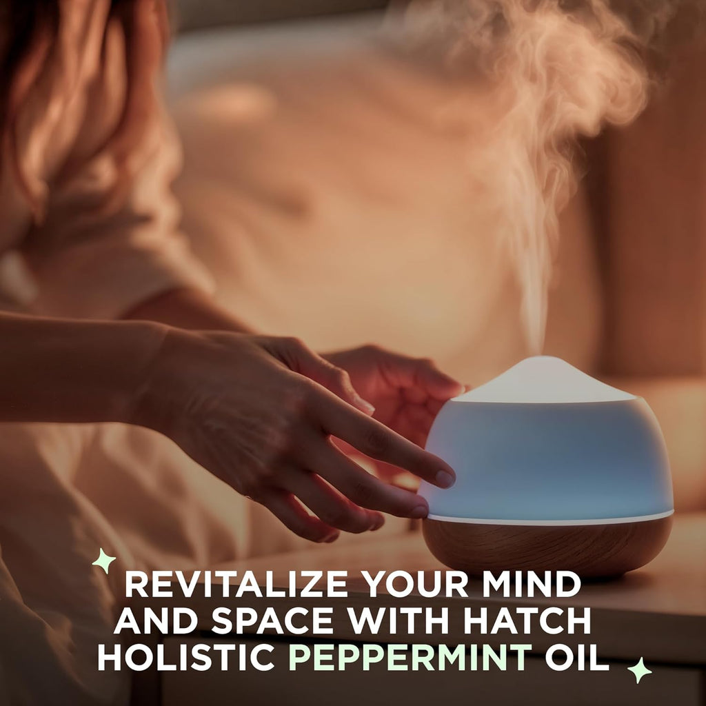 Peppermint Essential Oil - 1oz Pure Peppermint Oil for Diffuser Or Aromatherapy, Minty Fresh Scent for Energy, Focus and Vitality, Suitable for Home, Skincare and Humidifiers