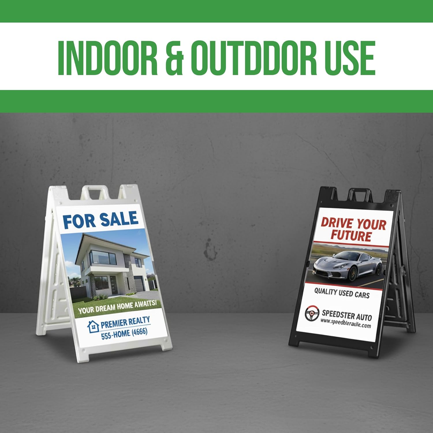 Custom A-Frame Sign Inserts by BCB Print - Durable & Weather-Resistant Plastic Panels | Custom Print Inserts for Sidewalk Boards, Restaurants, Retail & Event Signage | 24"x36"