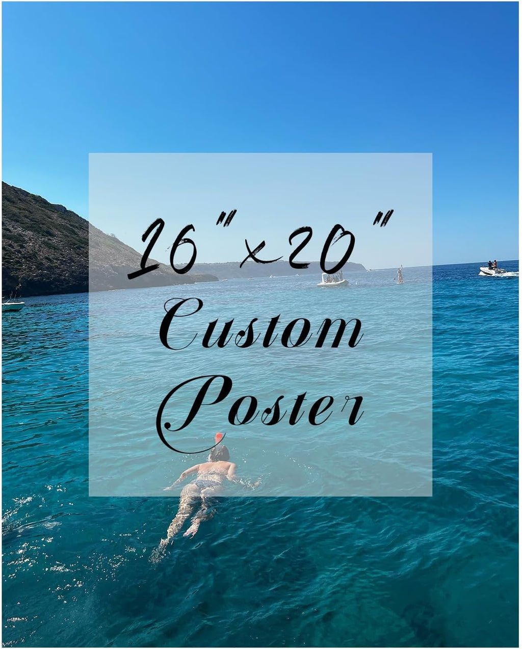 YXIMOX Custom 16" x20" Art Print on Premium Canvas, Personalized with Your Image or Design, Large Wall Decor for Living Room, Office, Bedroom, Custom Canvas Artwork(16"x20",Unframe)
