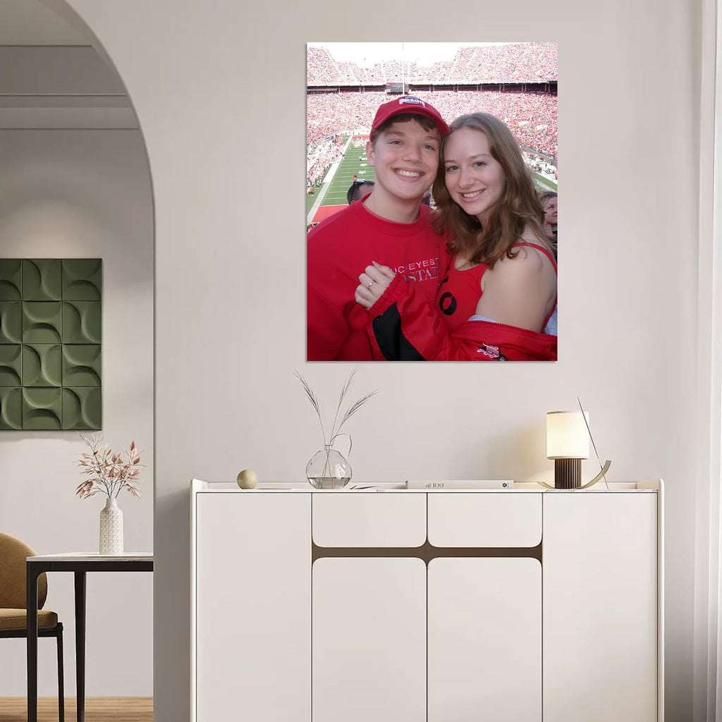 YXIMOX Custom 11" x 14" Art Print on Premium Canvas, Personalized with Your Image or Design, Large Wall Decor for Living Room, Office, Bedroom, Custom Canvas Artwork(11"x14",Unframe)