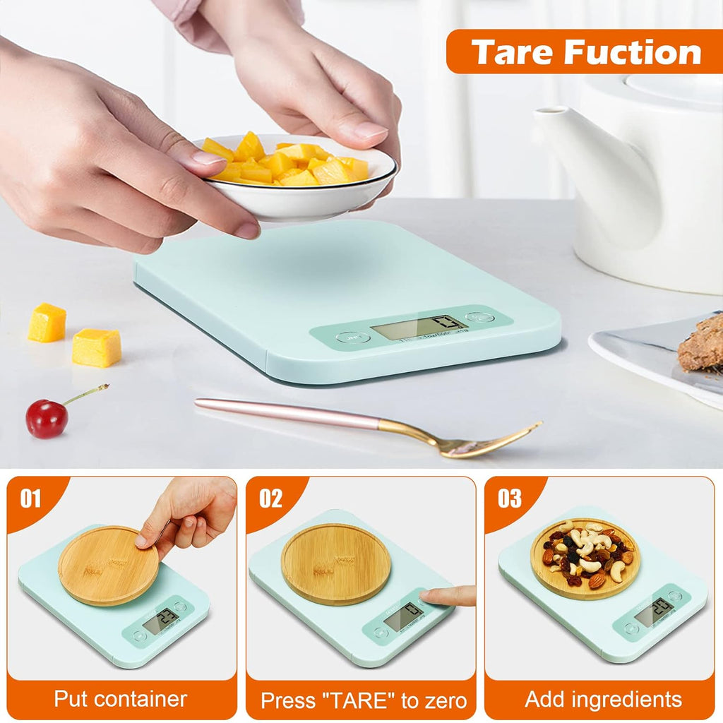 Smart Food Scales for Kitchen - Digital Food Scale with Nutritional Calculator Analysis App, Food Weight Scale Grams and Ounces, Food Scale for Weight Loss, Calories Counting, Meal Prep 0.1oz
