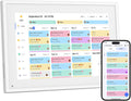 Canupdog Digital Calendar, 10.1inch Smart WiFi Digital Calendar&Chore Chart, Touch Screen HD Display for Family Schedules, Share Moments Instantly from Anywhere, Christmas Gifts for Women Mom