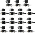 Keyed Entry Door Handle with Single Cylinder Deadbolt, Keyed Alike(Same Keys Only Per Set) Front Door/Exterior Door Lever Lockset, Matte Black, 15 Sets of Locks with 15 Sets of Different Keys