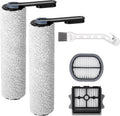 Only Floor ONE S5Combo Roller Brush Replacement and Vacuum Filter Kit Compatible with Tineco Floor ONE S5Combo Smart Wet Dry Vacuum Replacement Parts,2 Roller Brushes,2 HEPA Filters,1 Cleaner Brush