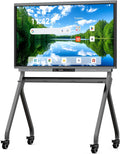 Shiarffe R9 Smart Board with Stand 4K Interactive Whiteboard EDLA-Certified All-in-One Touchscreen Digital Display Built-in 60W Speaker for Classrom Hybrid Work
