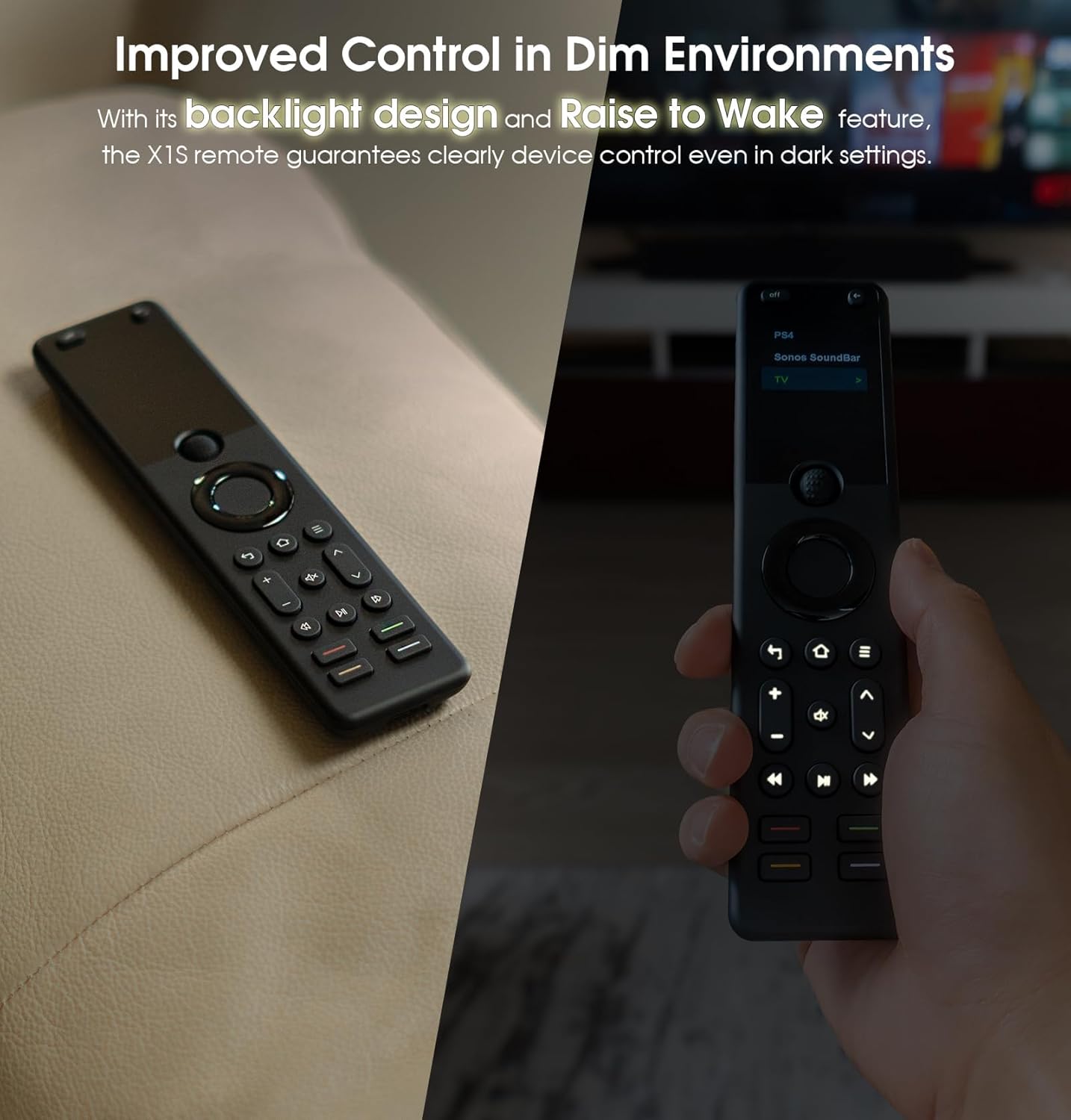 SofaBaton X1S Universal Remote Control with Hub, Improved Scroll, Smart Remote All in One with Customize One Touch Activities, Compatible with IR/Bluetooth/WiFi Devices