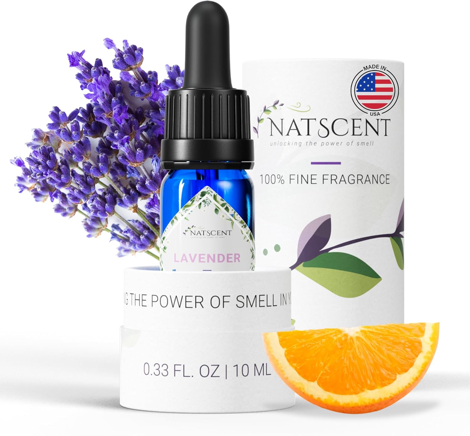 Lavender Essential Oils for Diffusers for Home, Nature-derived Lavender Essential Oil, Long-Lasting & Family-Friendly Diffuser Oils Scents, IFRA Certified, Cold Air & Ultrasonic - 0.33 oz