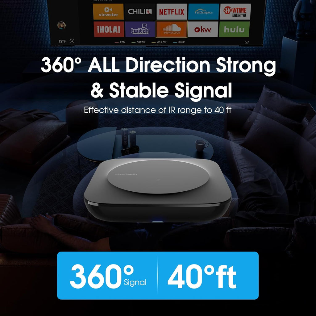 SofaBaton X1S Universal Remote Control with Hub & App, All-in-One Universal Remote for Smart TVs, DVD, Blu-Ray, STB, Projector & More, Custom Activities, Compatible with Alexa/Google Assistant