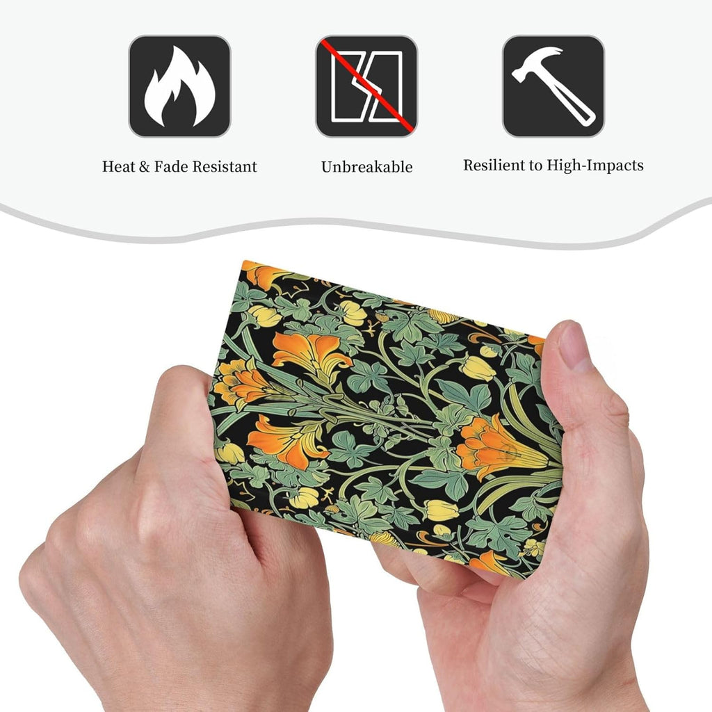 Light Switch Cover Plate William Morris Vintage Floral Green Yellow 1 Gang No Device Blank Electrical Wall Plates Faceplate Decorative Switch Plate for Bedroom Home Decor